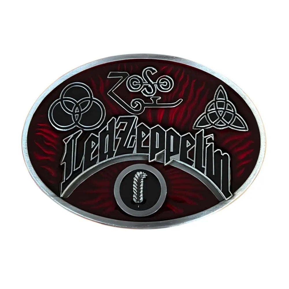 Led Zeppelin belt buckle ceinture musique led vintage accessory for music fans