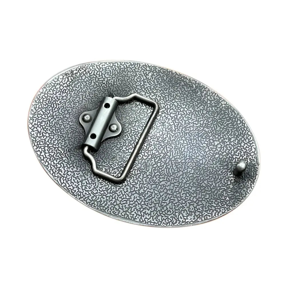 Oval metal belt buckle back for Led Zeppelin Ceinture Musique Led vintage accessory
