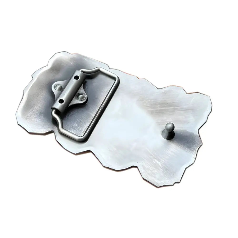 Metal belt buckle back for Misfits Skull Logo Belt Buckle, ideal for punk style fans