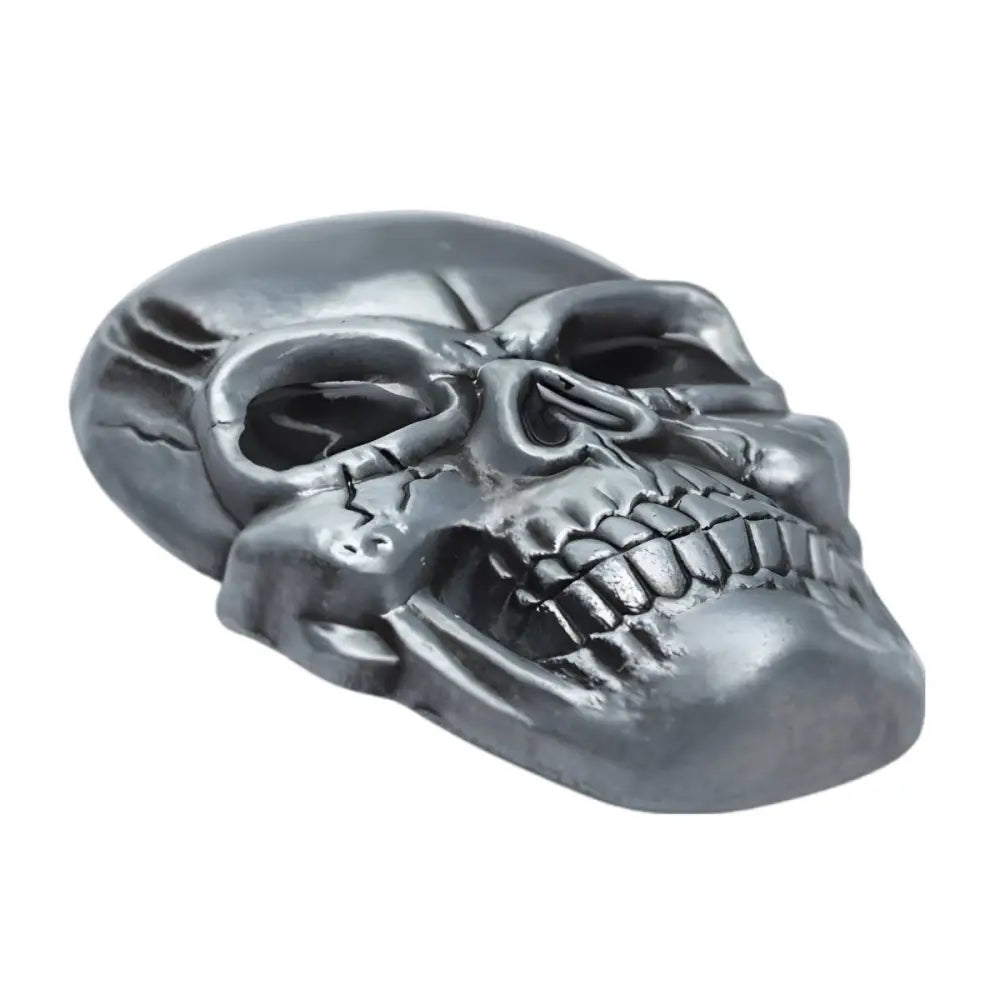 Metallic skull head decorative sculpture for hardy model displays