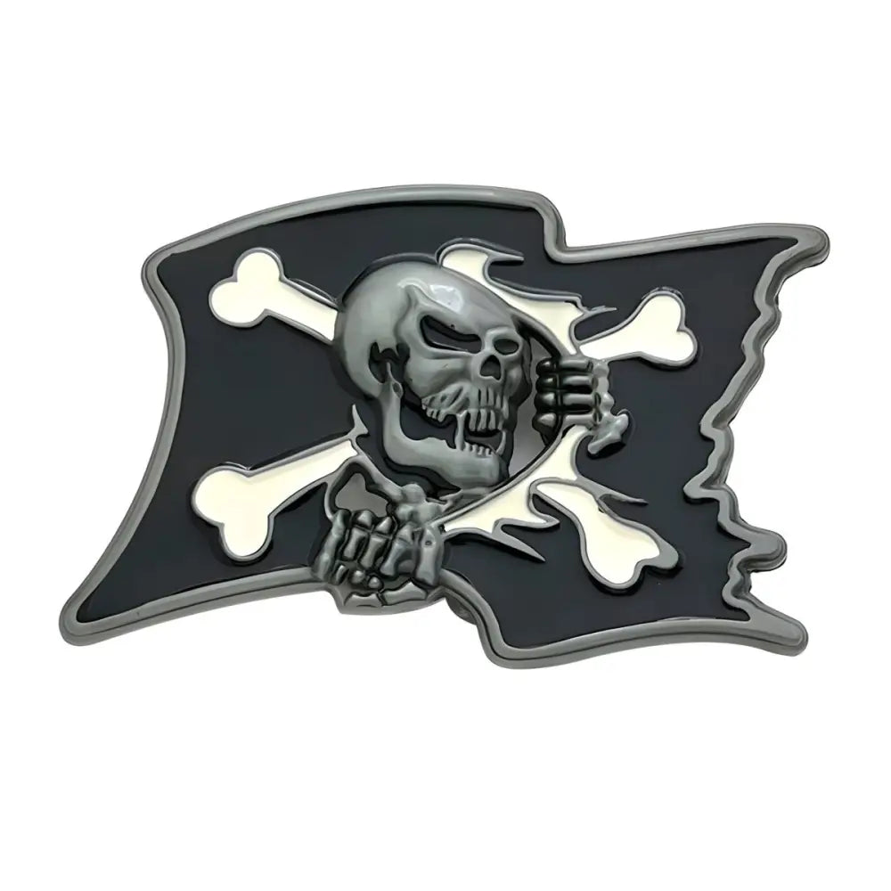 Skull and Crossbones Belt Buckle for a Bold Fashion Statement showcasing stylish belt buckle