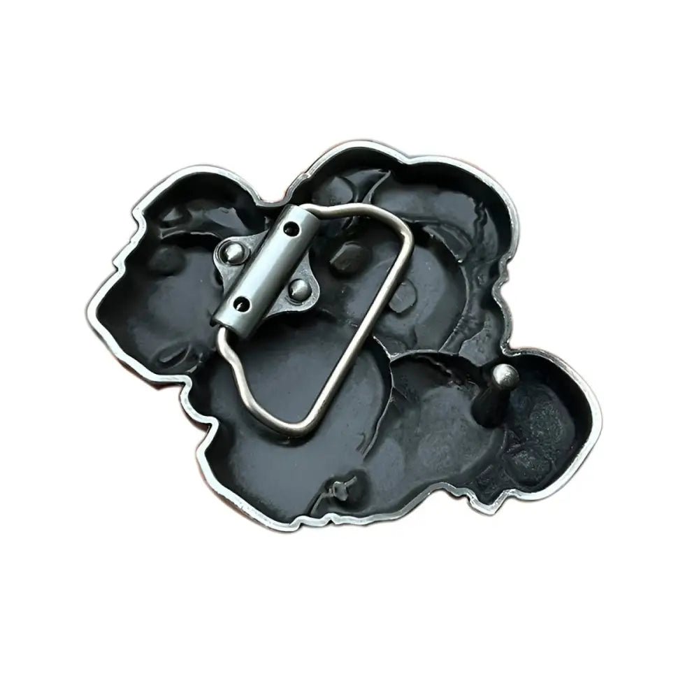 Silver Skull Belt Buckle symbolizing collective strength and durable belt buckle design