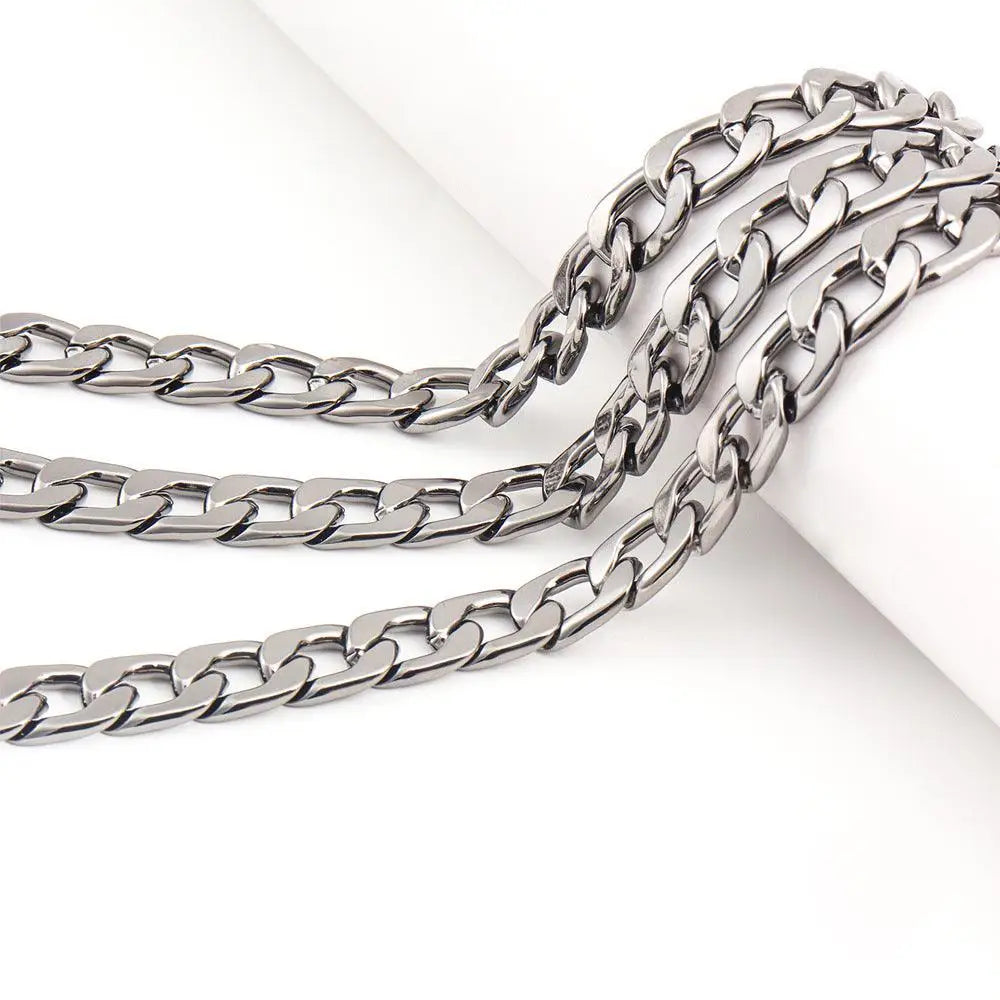 Silver metal chains shown in Gold-Toned Chain Belts for Women with Layered and Elastic Designs