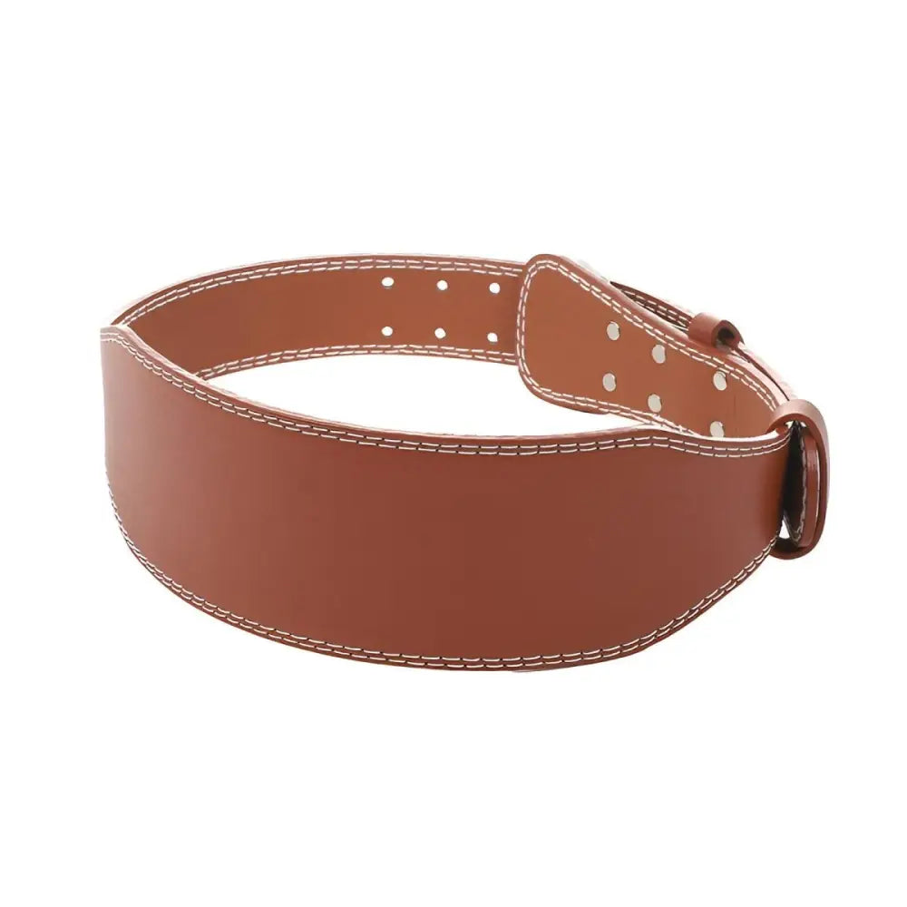 Brown leather lifting belt for weightlifting from Leather Lifting Belts collection
