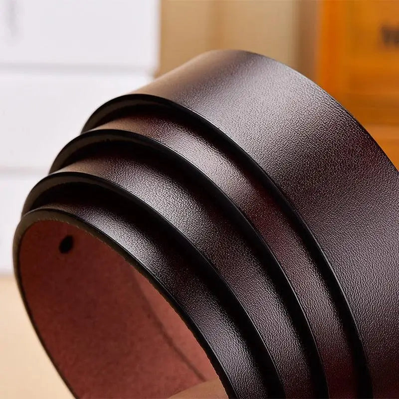 Rolled brown leather belt from Endzela Women’s Belt Collection with gold buckle