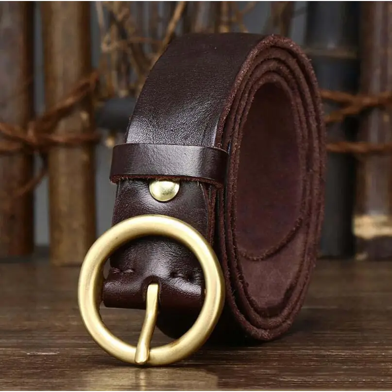 Hasti Belt women’s leather belt with brass buckle for stylish fashion accessories