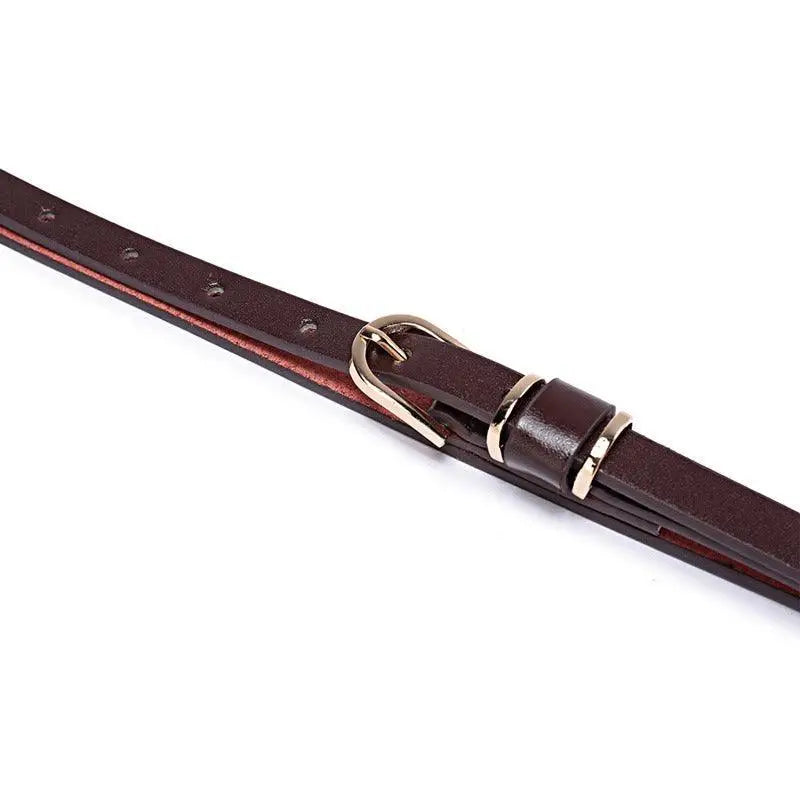 Roxane leather belt with silver buckle Complementing Ribbed Beige Choker-Neck Sweater