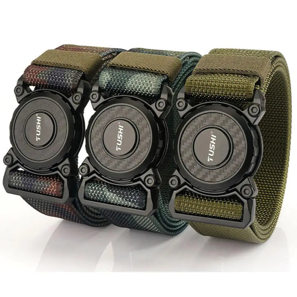 Balki Model tactical belt set with magnetic buckles shown in the image