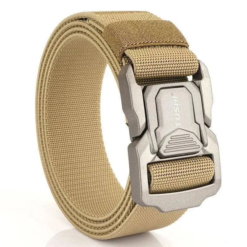 Set of three tactical belts with durable metal buckles for outdoor and everyday use