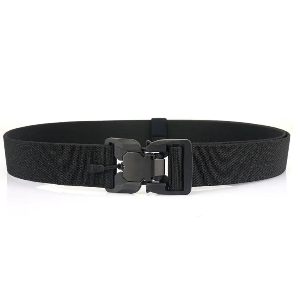 Black tactical belt with magnetic buckle from Ketill Model Elastic Tactical Military series