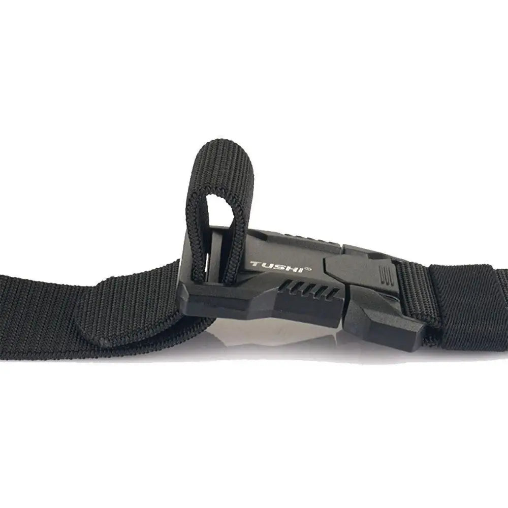 Black nylon strap with plastic buckle from Thidrik Elastic Tactical Military Belt