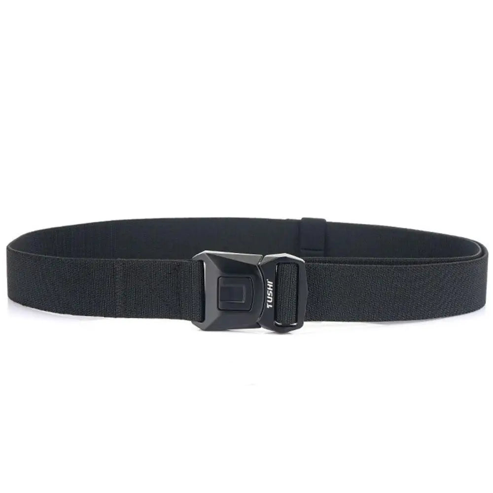 Black nylon tactical military belt with metal buckle from Koll Tactical Military Belts Set