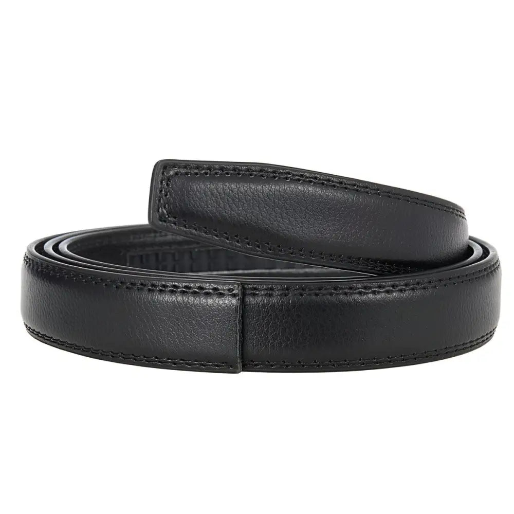 Hermine Leather Belt in Black Leather for a Classic Look, sleek leather belt accessory
