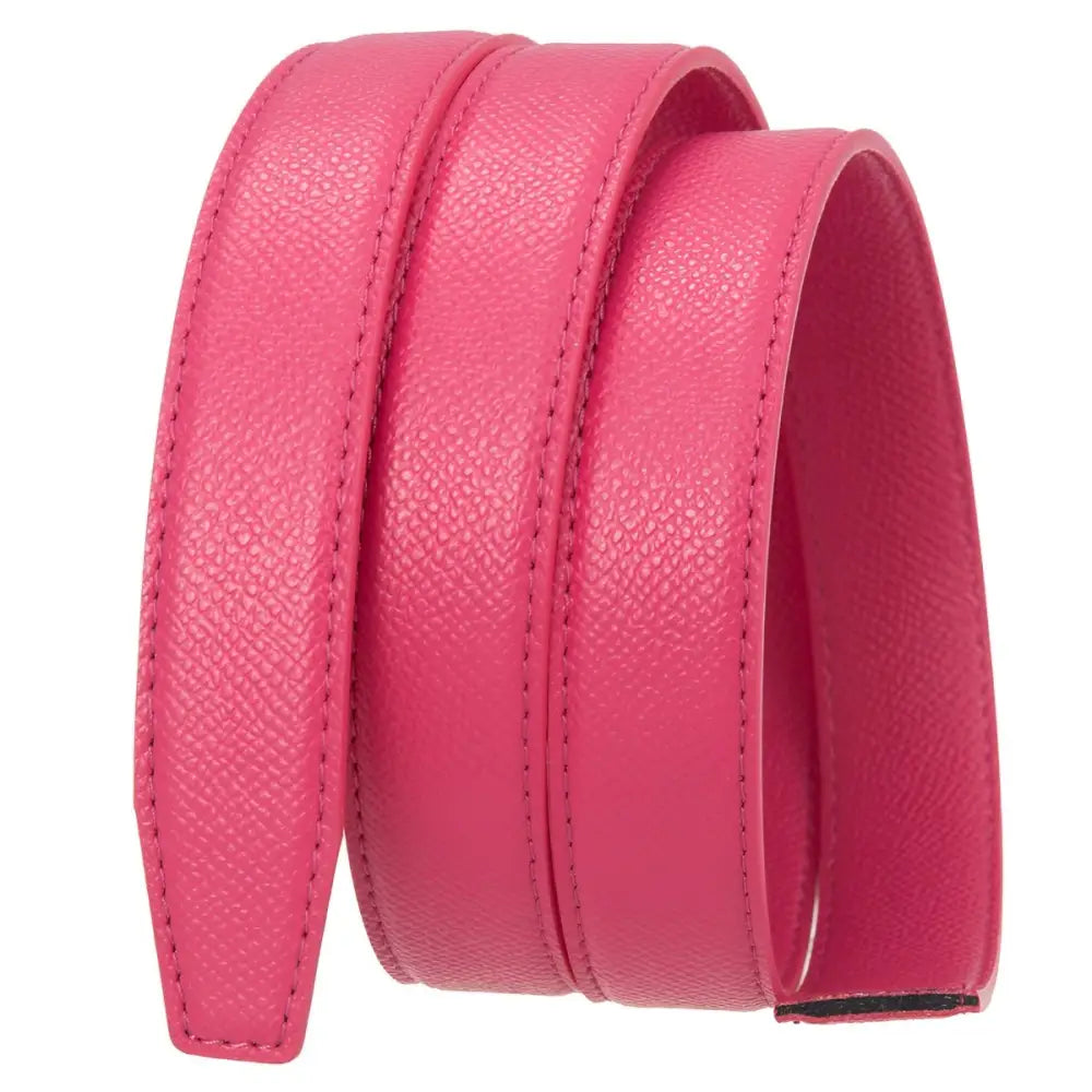 Pink faux leather strap for fashionable wear on Purple and Pink Faux Leather Belt Strap