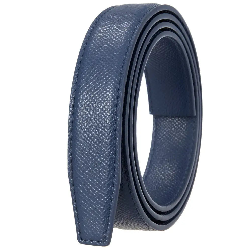 Blue faux leather strap for fashionable wear in Purple and Pink Faux Leather Belt Strap