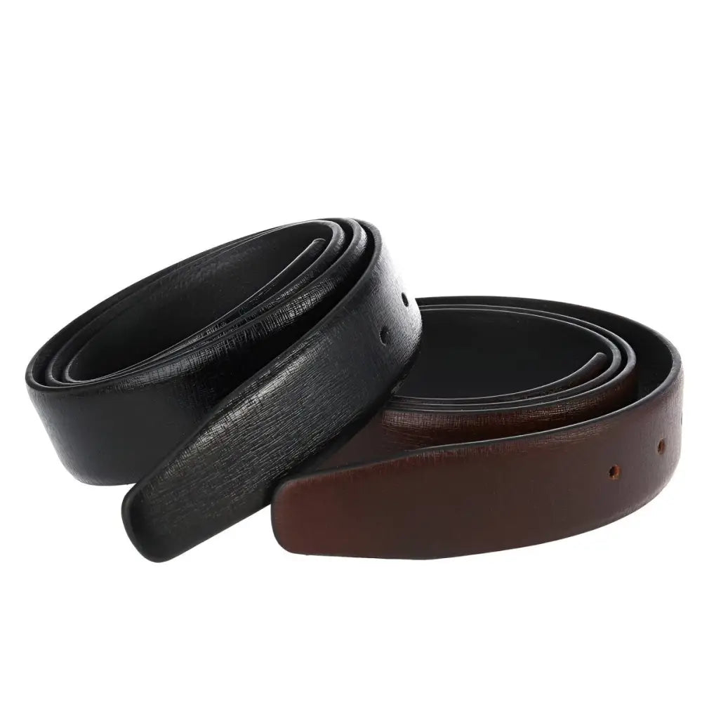 Maloney Leather Belt with black and brown leather strap details