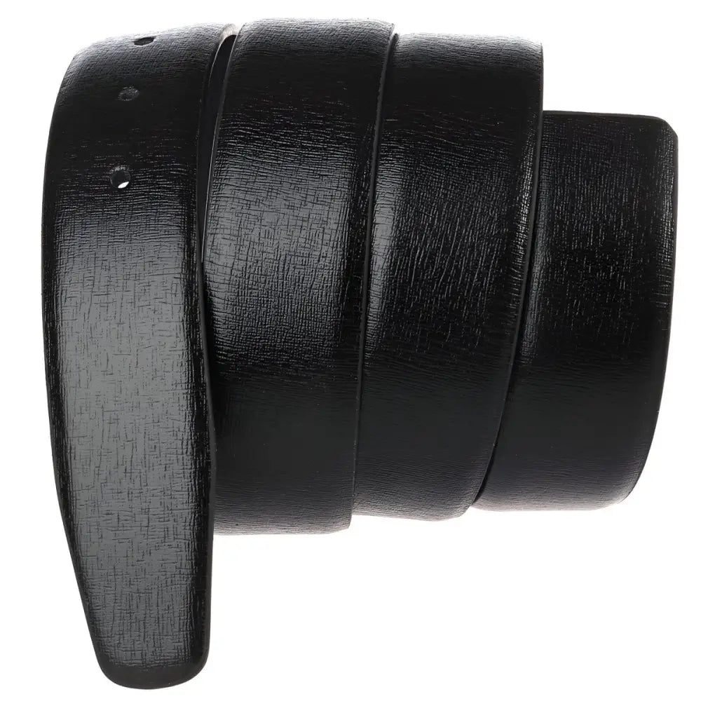 Rolled Maloney Leather Belt with Black and Brown Leather Straps showcasing quality craftsmanship