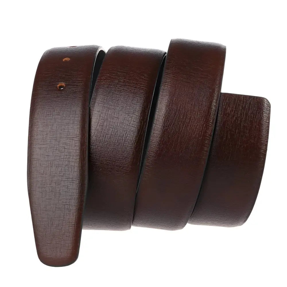 Maloney Leather Belt with Black and Brown Leather Straps for Men