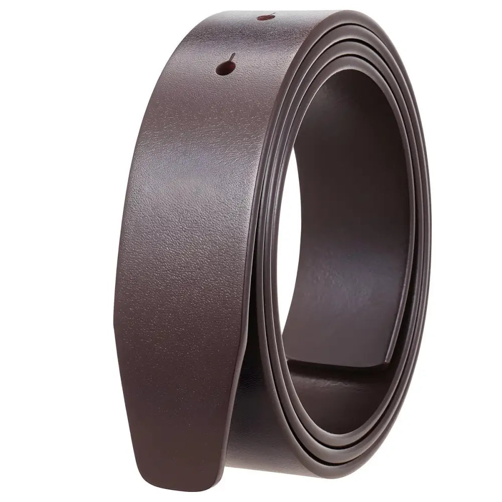 Brown leather belt strap for a classic look in Black Leather Belt Strap product