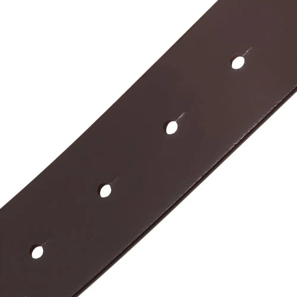 Brown leather belt strap with holes, ideal for classic style accessories
