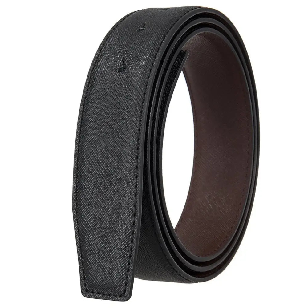 Black and brown leather strap belts from Leather Strap Belts collection