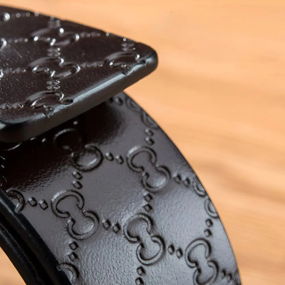 Myron Belt textured leather with embossed pattern for stylish men’s accessories