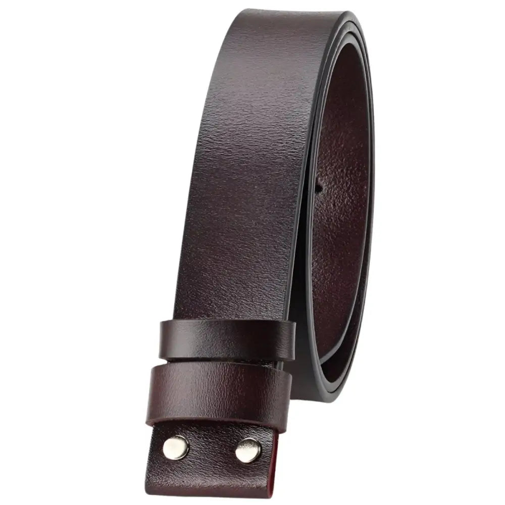 Brown leather belt strap for leather belts in the Assorted Leather Belt Straps set