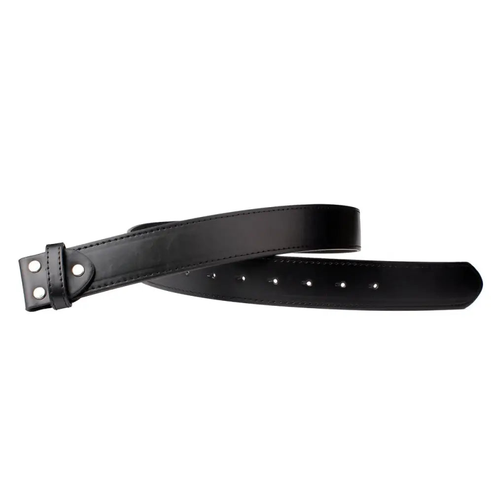 Black Leather Belt from Leather Belts in Black and Brown with or Without Buckle collection